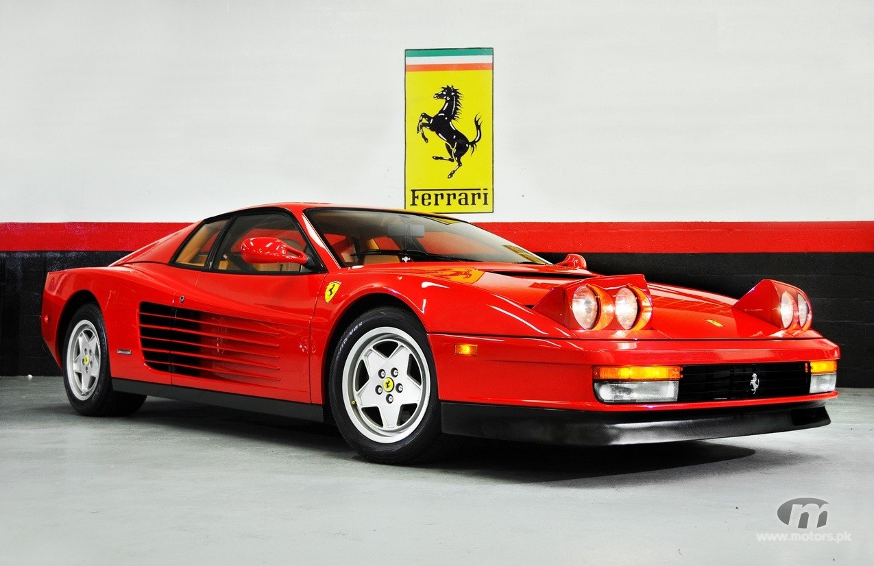 ferrari testarosa side